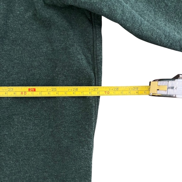 Polo Ralph Lauren Sweater Men's 2XL Olive Green Mock Neck Quarter-Zip Blue Pony - Picture 7 of 7